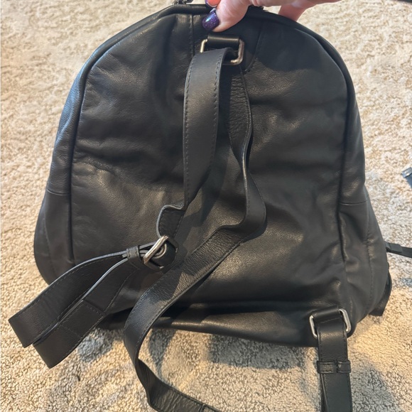 Studded Black Furla Backpack - Picture 2 of 7